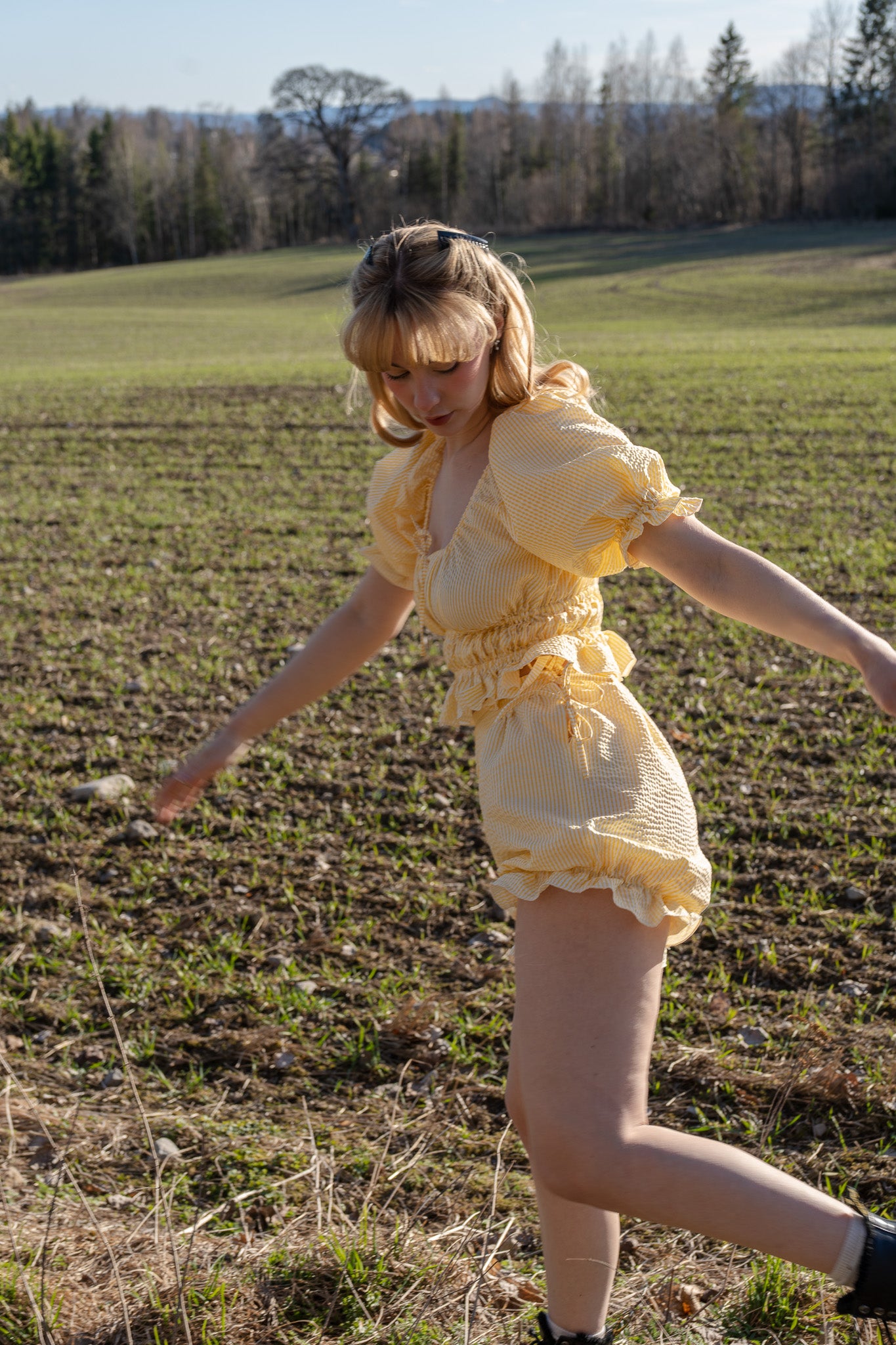 The Darcy Shirt and Bloomer Set