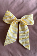 Yellow Hair Bow