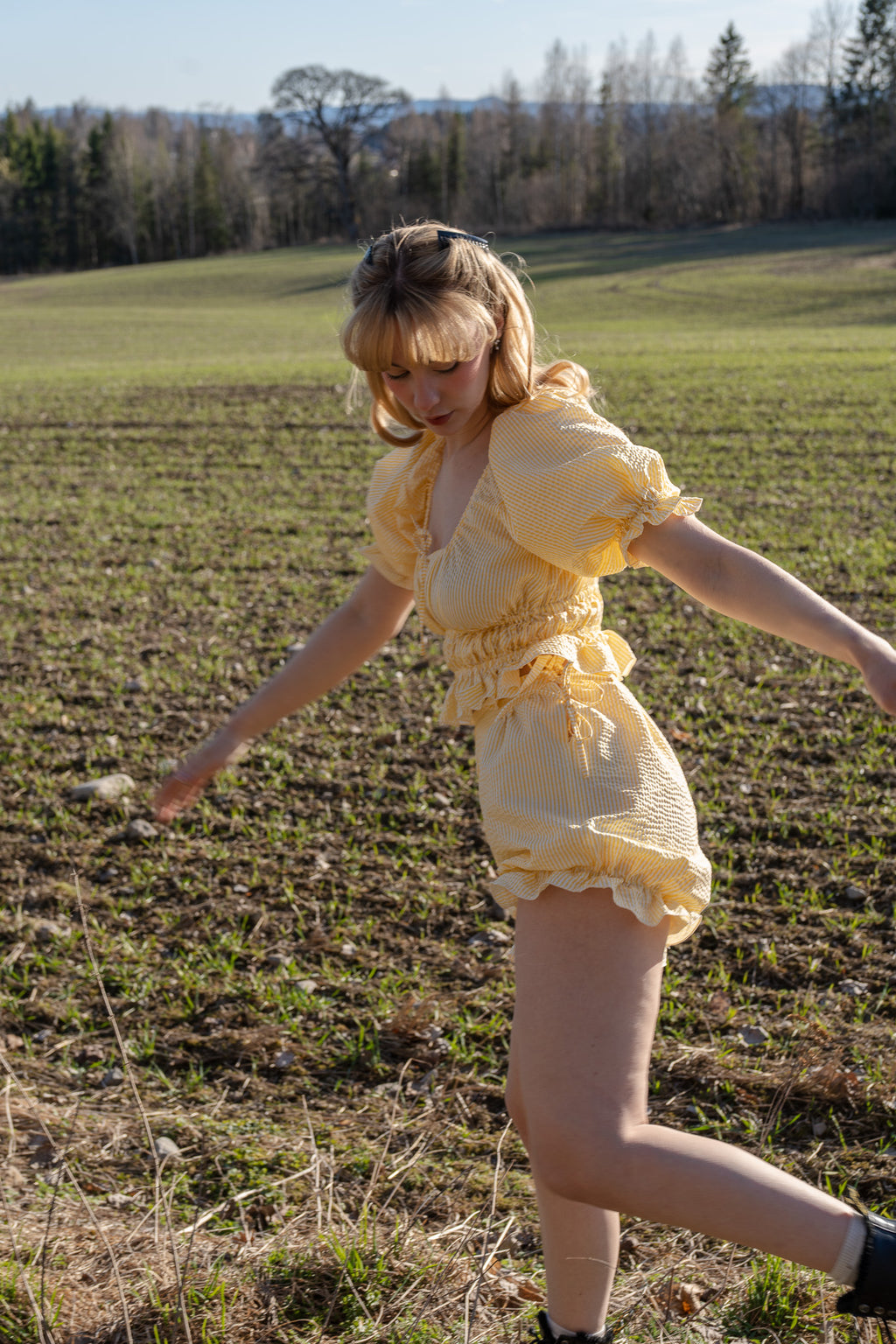 The Darcy Shirt and Bloomer Set