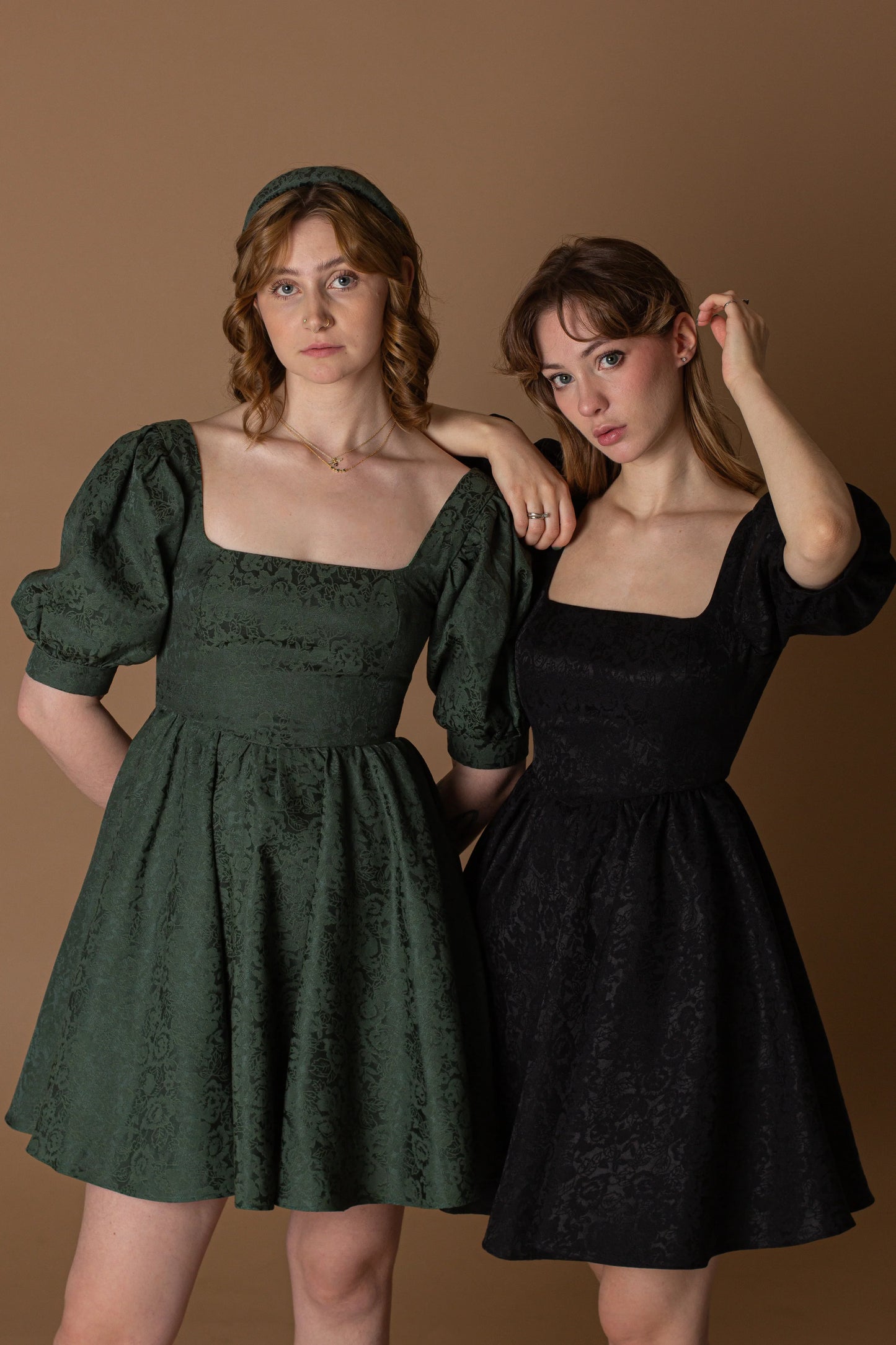 Minerva Dress Forest Green size 44 - Ready To Ship